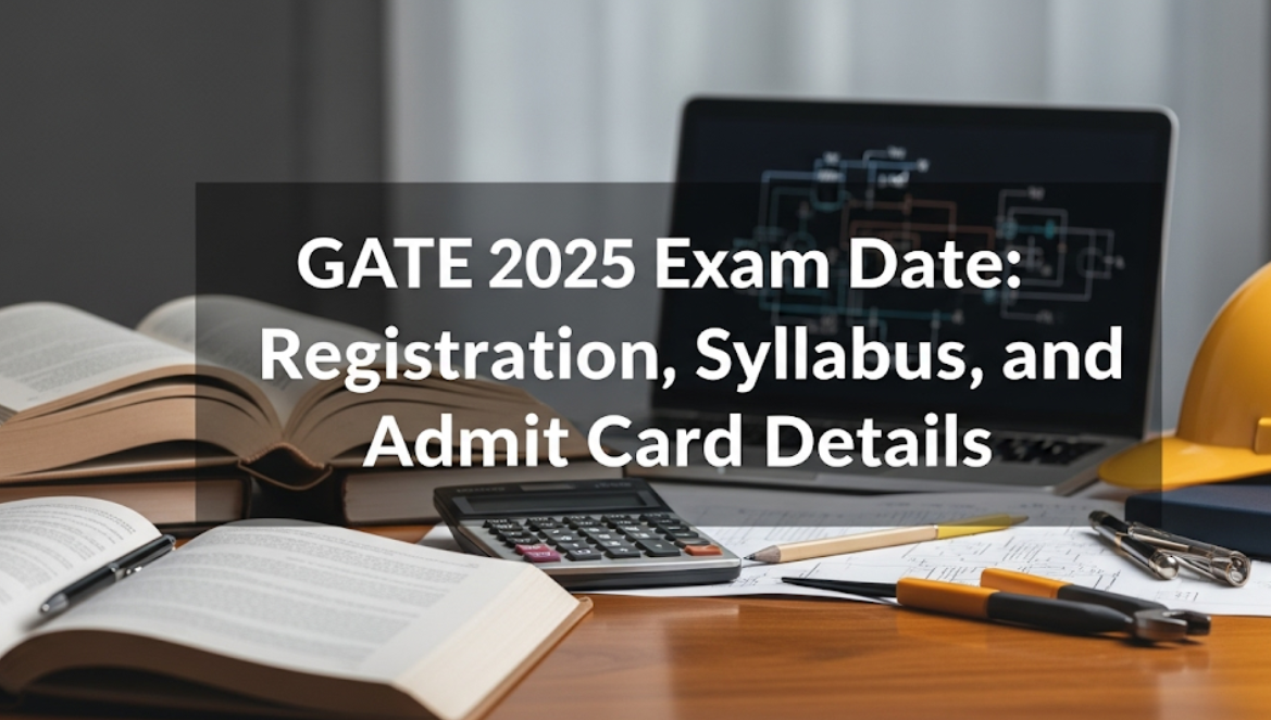 GATE 2025 Exam Date: Registration, Syllabus, and Admit Card Details