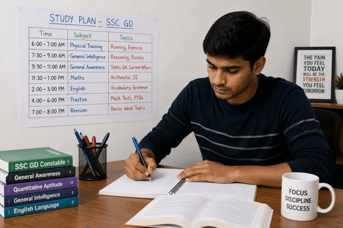 How to Make a Realistic Study Plan for SSC GD