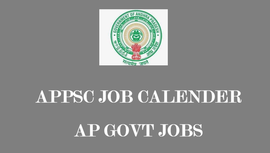 APPSC Job Calendar 2026