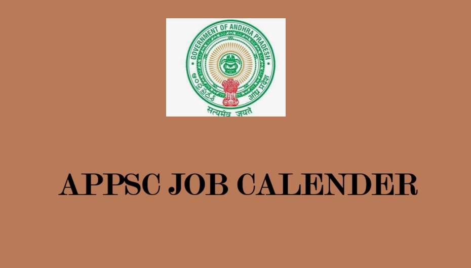 APPSC Job Calendar 2026