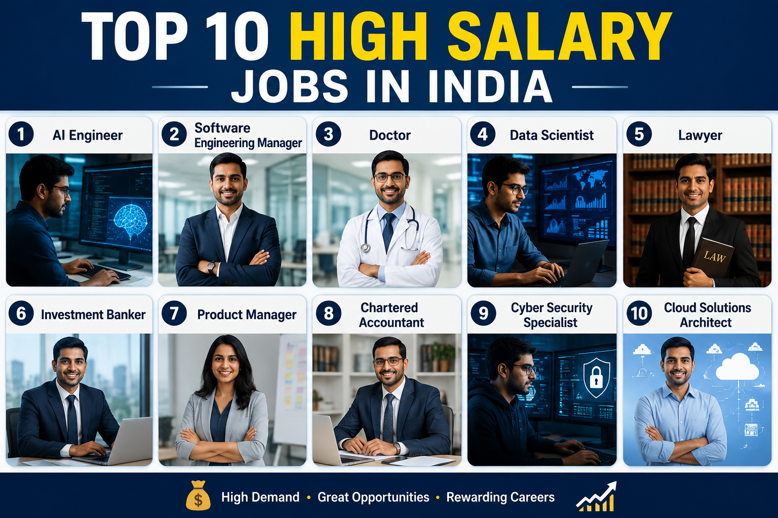 Top 10 High Salary Jobs In India