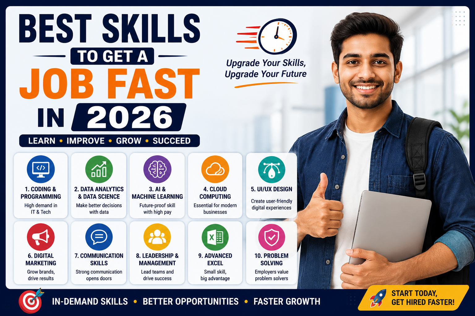 Best Skills to Get a Job Fast in 2026
