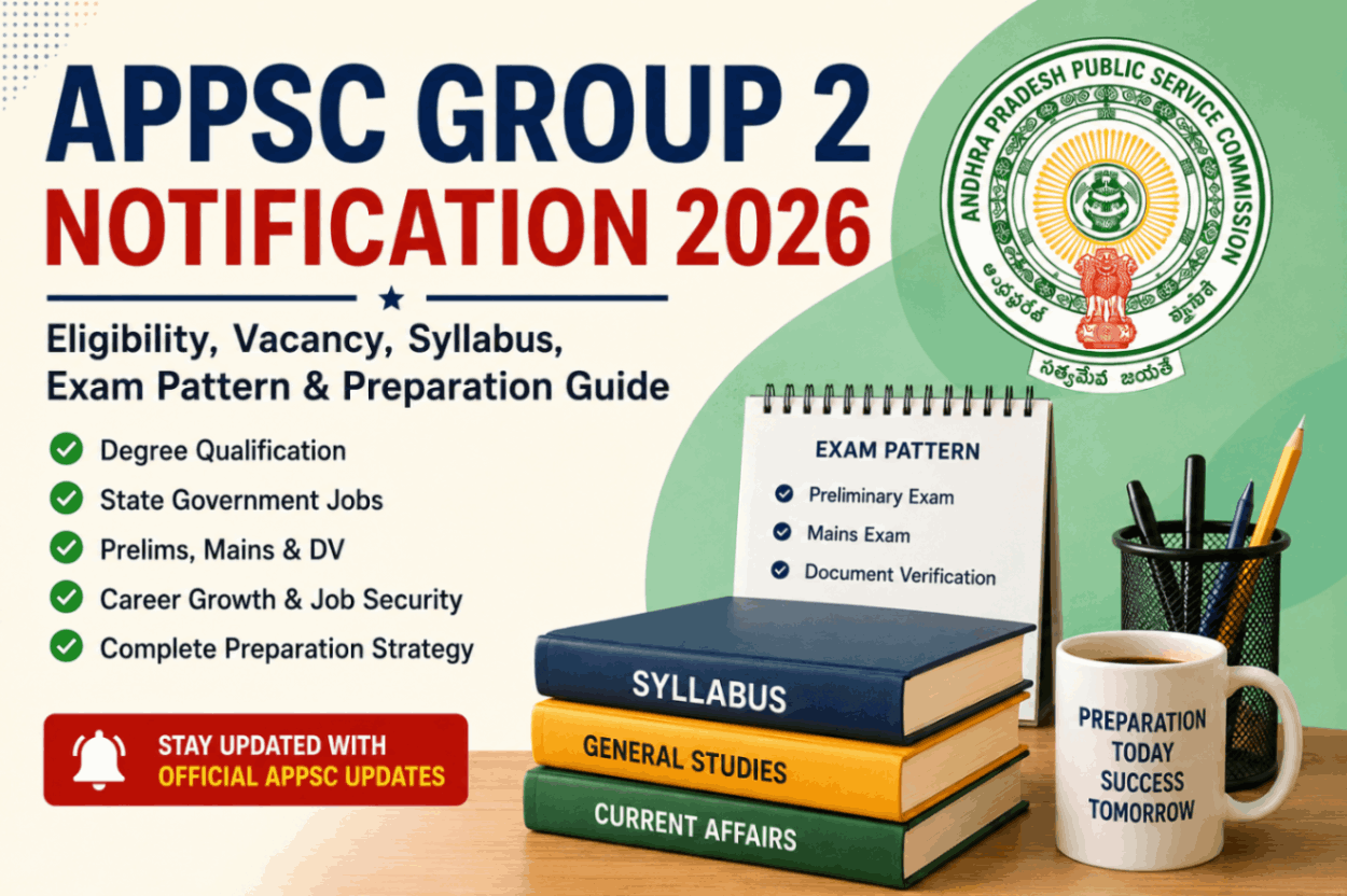 APPSC Group 2 Notification 2026