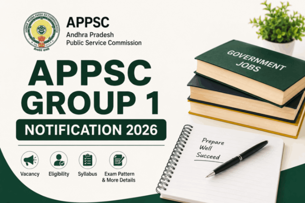 APPSC Group 1 Notification 2026