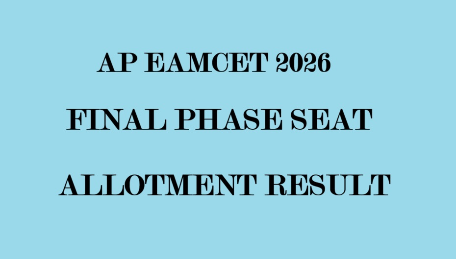 AP EAMCET Seat Allotment 2026 Final Phase Result