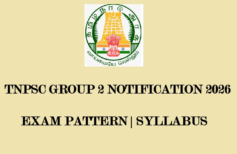 TNPSC Group 2 Notification 2026