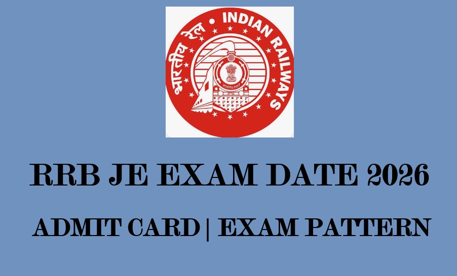 RRB JE Exam Date 2026